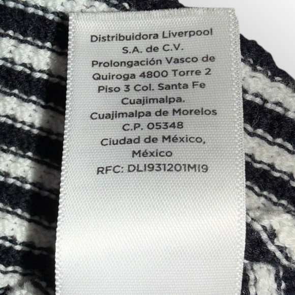 TALBOTS CREWNECK SWEATER - SCALLOP STRIPE Navy Women’s L - Picture 15 of 15